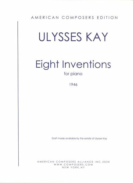 Eight Inventions : For Piano (1946).
