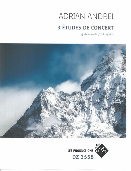 3 Études De Concert : For Solo Guitar.
