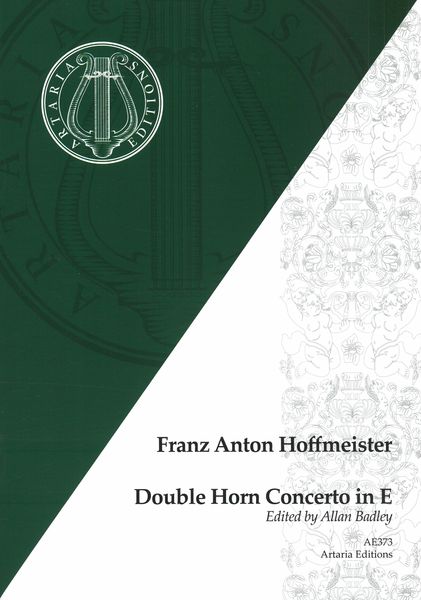 Double Horn Concerto In E / edited by Allan Badley.
