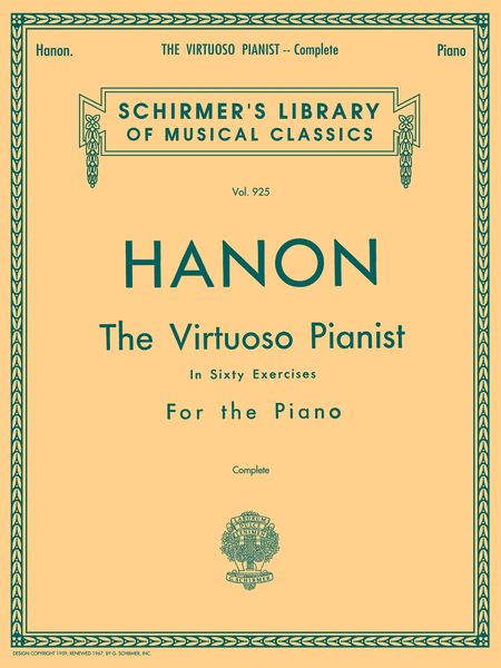 Virtuoso Pianist In 60 Exercises / Complete.
