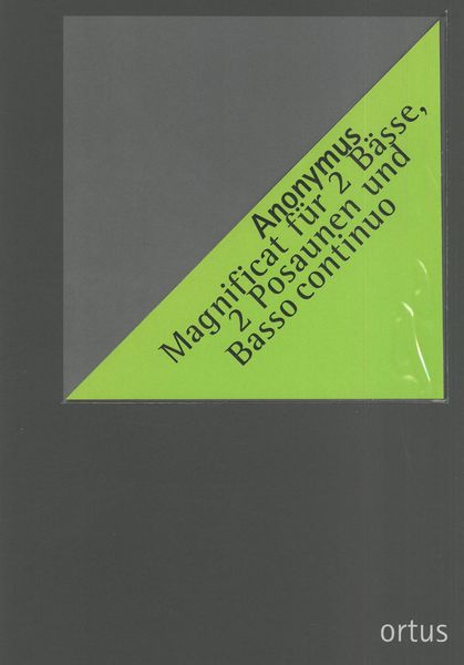 Magnificat : Für 2 Bassi, 2 Posaunen und Basso Continuo / edited by Carl-Philipp Kaptain.