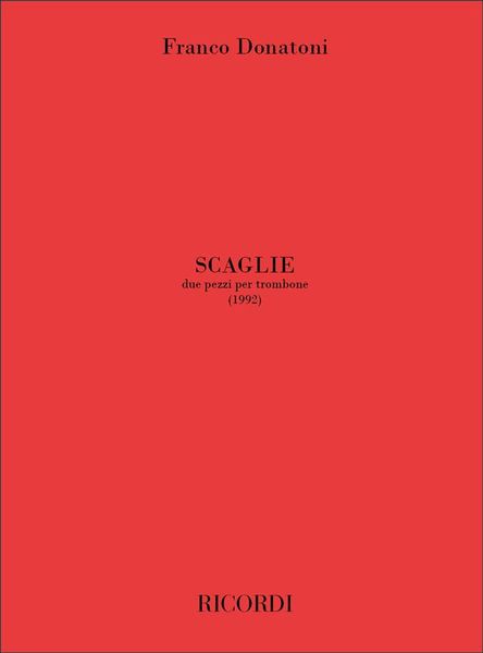 Scaglie : Due Pezzi Per Trombone (1992).