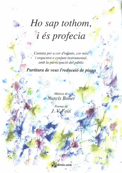 Ho Sap Tothom, I És Profecia : Cantata - Piano reduction.