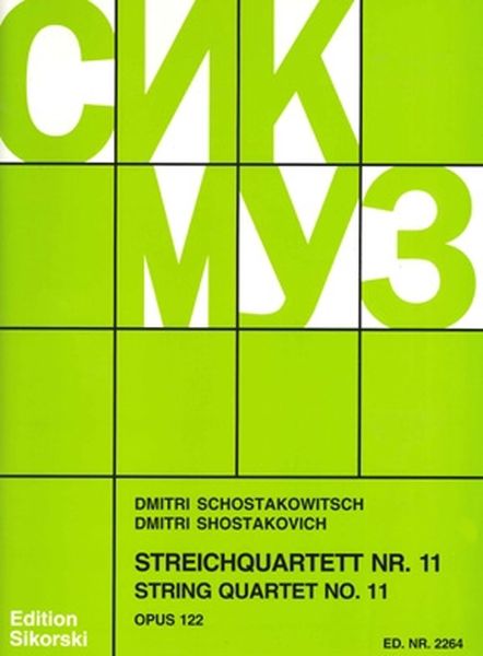 String Quartet No. 11, Op. 122.