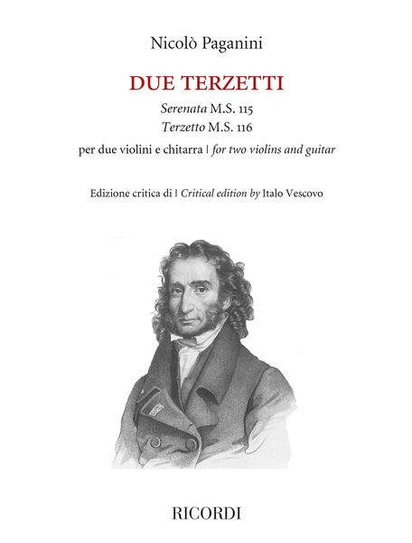 Due Terzetti : Per Due Violini E Chitarra / edited by Italo Vescovo.