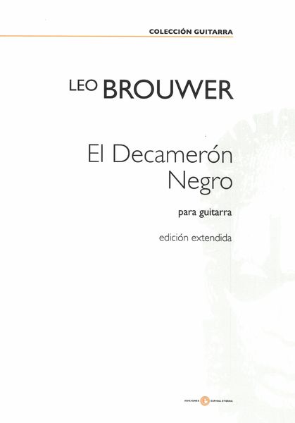 Decamerón Negro : Para Guitarra (1981) - Edición Extendida.