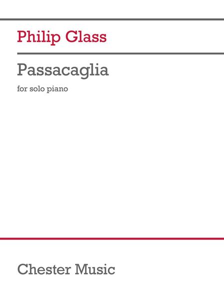 Passacaglia : For Solo Piano (2017).