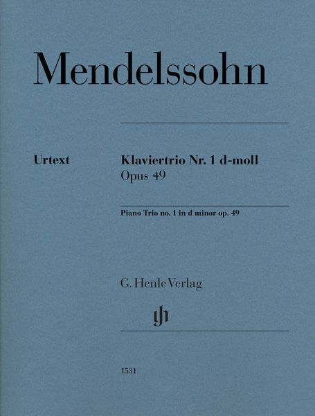 Klaviertrio Nr. 1 D-Moll, Op. 49 / edited by Ernst Herttrich.