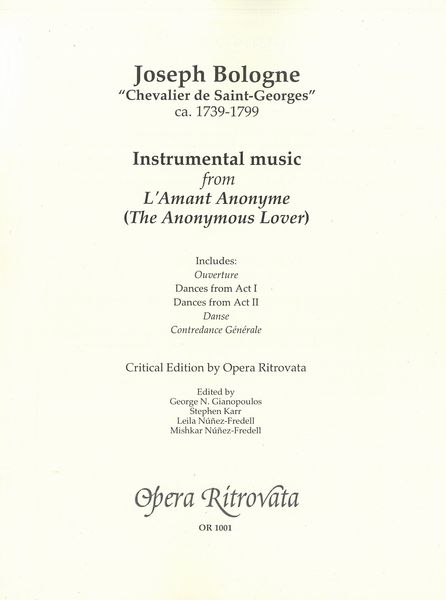 L' Amant Anonyme : Instrumental Music.