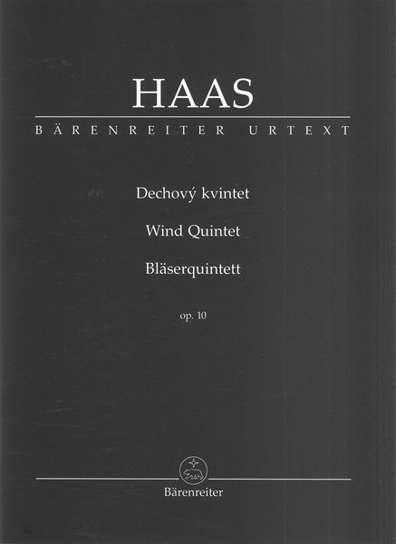 Wind Quintet, Op. 10 / edited by Robert Simon.