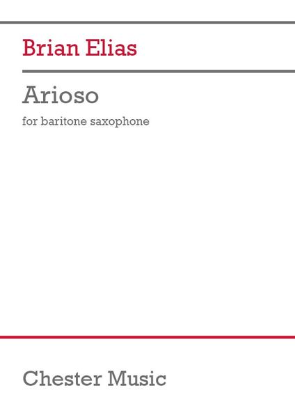 Arioso : For Baritone Saxophone (2019).