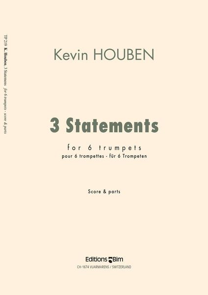 3 Statements : For 6 Trumpets.
