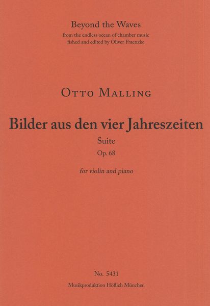Bilder Aus Den Vier Jahreszeiten - Suite, Op. 68 : For Violin and Piano.