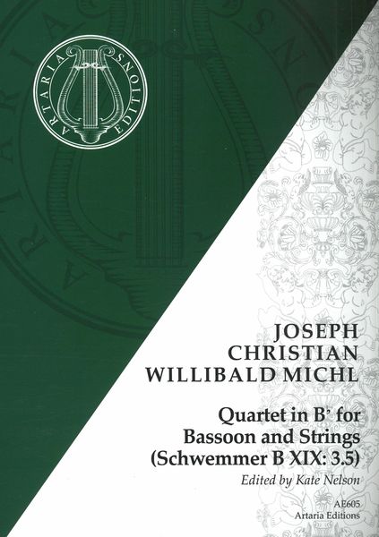 Quartet In B Flat : For Bassoon and Strings (Schwemmer B XIX:3.5) / edited by Kate Nelson.