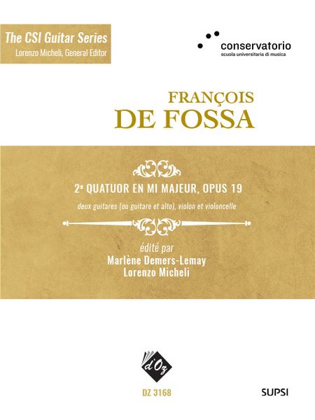 2e Quatuor En Mi Majeur, Op. 19 : Pour 2 Guitares (Ou Guitare et Alto), Violon et Violoncelle.