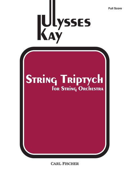 String Triptych : For String Orchestra.