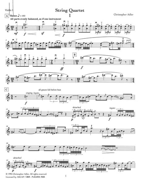 String Quartet.