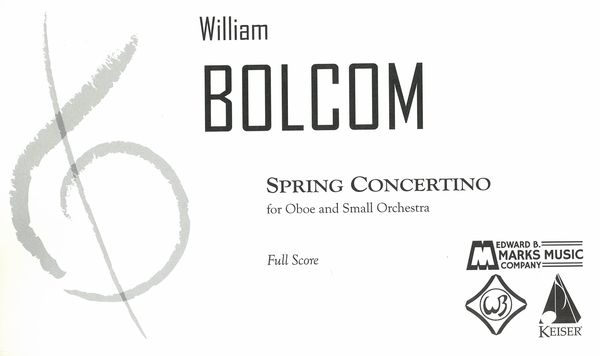 Spring Concertino : For Oboe and Small Orchestra.