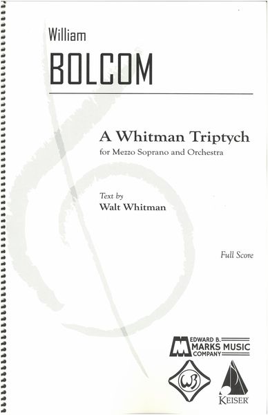A Whitman Triptych : For Mezzo Soprano and Orchestra.