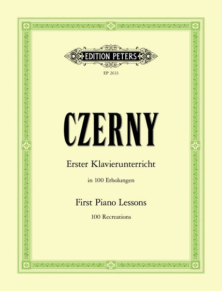 First Piano Lessons : 100 Recreations.