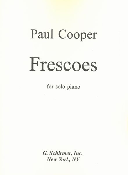 Frescoes : For Solo Piano (1994).