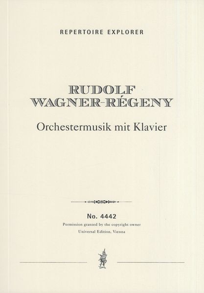 Orchestermusik Mit Klavier.