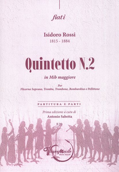 Quintetto N. 2 In Mi Bemolle Maggiore / edited by Antonio Sabetta.