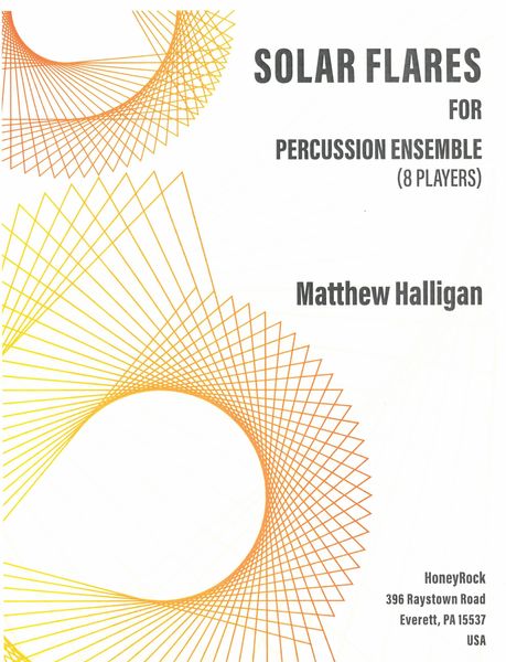 Solar Flares : For Percussion Ensemble (8 Players).
