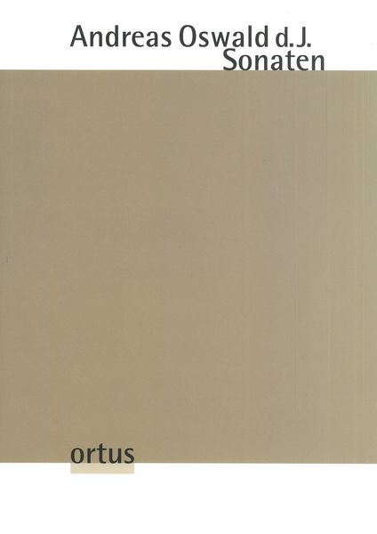 Sonaten Für Eine Bis Vier Instrumentalstimmen und Basso Continuo / Ed. Carl-Philipp Kaptain.