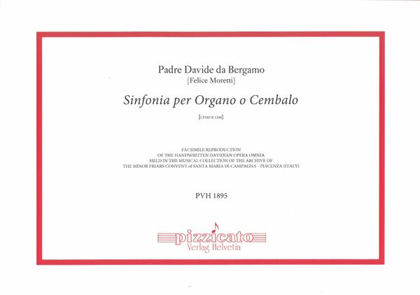 Sinfonia Per Organo O Cembalo, Cfmp.R 1244.