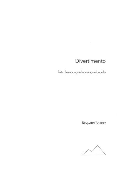 Divertimento : For Flute, Bassoon, Violin, Viola and Cello (1956).