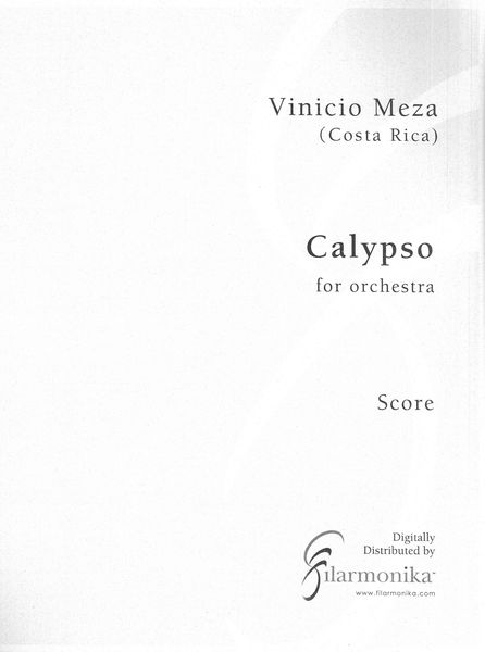 Calypso : For Orchestra.