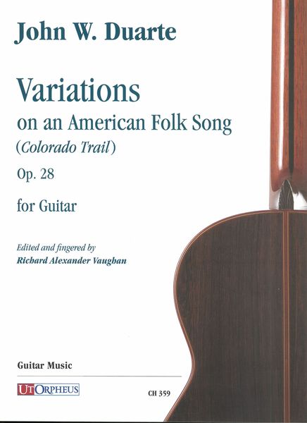 Variations On An American Folk Song (Colorado Trail), Op. 28 : For Guitar (1958).