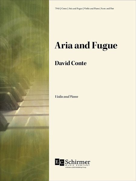 Aria and Fugue : For Violin and Piano.