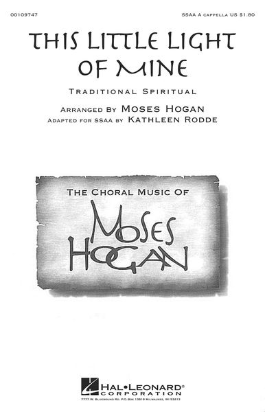 This Little Light of Mine : For SSAA A Cappella.
