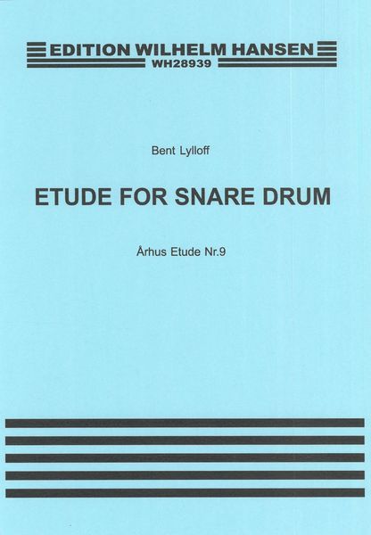 Etude For Snare Drum : Arhus Etude No. 9.