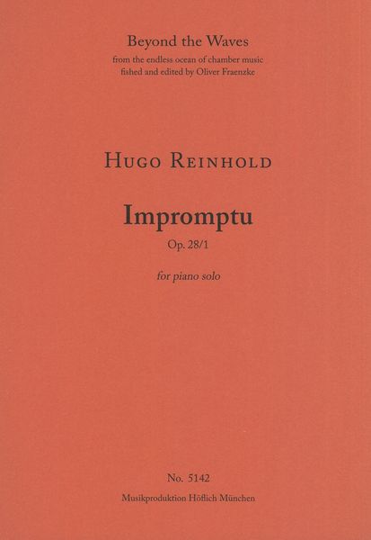 Impromptu, Op. 28/1 : For Piano Solo.