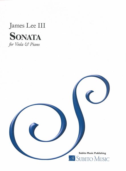 Sonata : For Viola and Piano.
