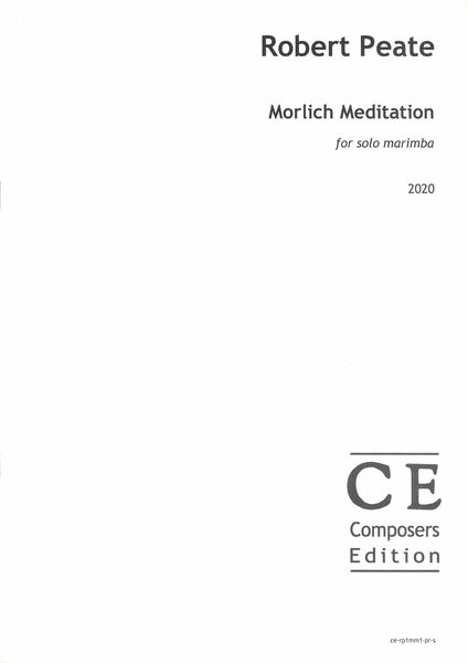 Morlich Meditation : For Solo Marimba (2020).