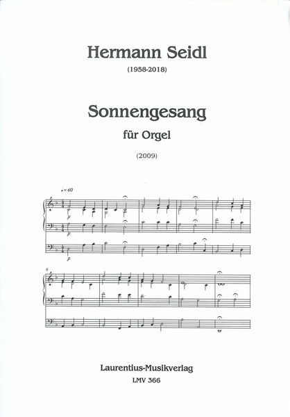 Sonnengesang : Für Orgel (2009).