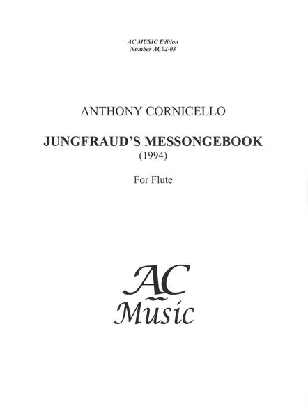 Jungfraud's Messongebook : For Flute (1994).