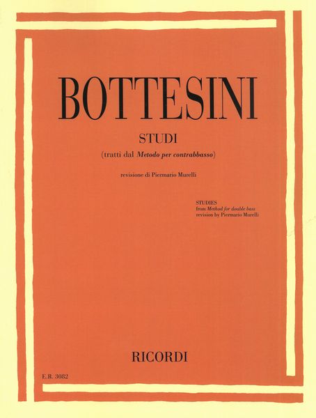 Studi : Tratti Dal Metodo Per Contrabbasso / edited by Piermario Murelli.