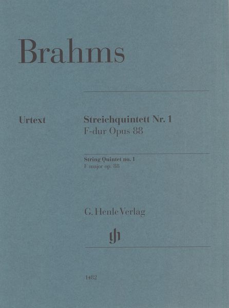Streichquintett Nr. 1 F-Dur, Op. 88 / edited by Kathrin Kirsch.