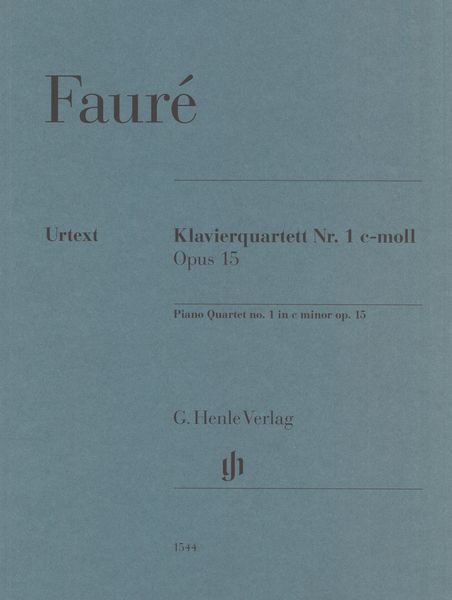 Piano Quartet No. 1 In C Minor, Op. 15 / edited by Fabian Kolb.