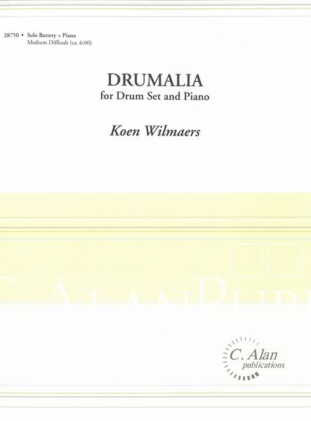 Drumalia : For Drum Set and Piano.