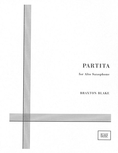 Partita : For Alto Saxophone.