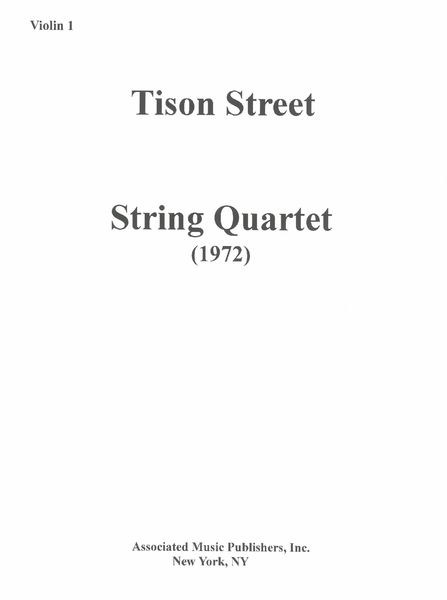 String Quartet (1972).
