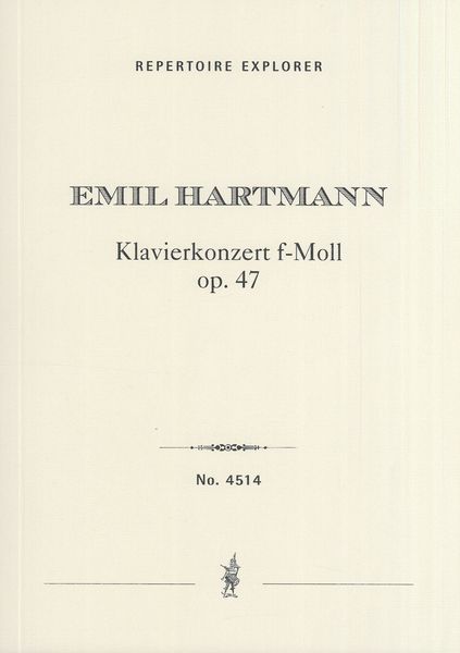 Klavierkonzert F-Moll, Op. 47.