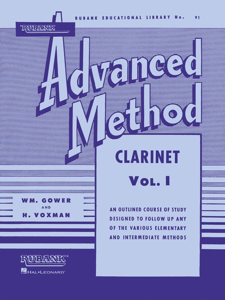 Rubank Advanced Method : For Clarinet, Vol. 1.