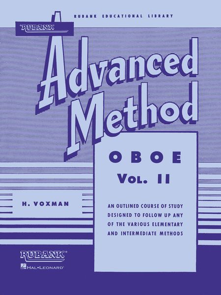 Rubank Advanced Method : For Oboe, Vol. 2.